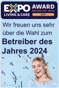 Wir freuen uns sehr  über die Wahl zum  Betreiber des Jahres 2024 Foto  by Freepik