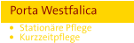 Porta Westfalica •	Stationäre Pflege •	Kurzzeitpflege